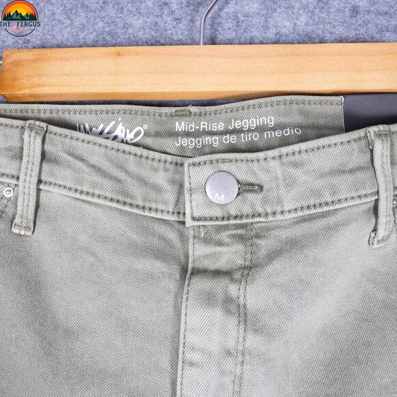 NWT Mossimo Jegging Jeans Green Mid-Rise Skinny Denim Normcore Women's 18/34R - Picture 11 of 12